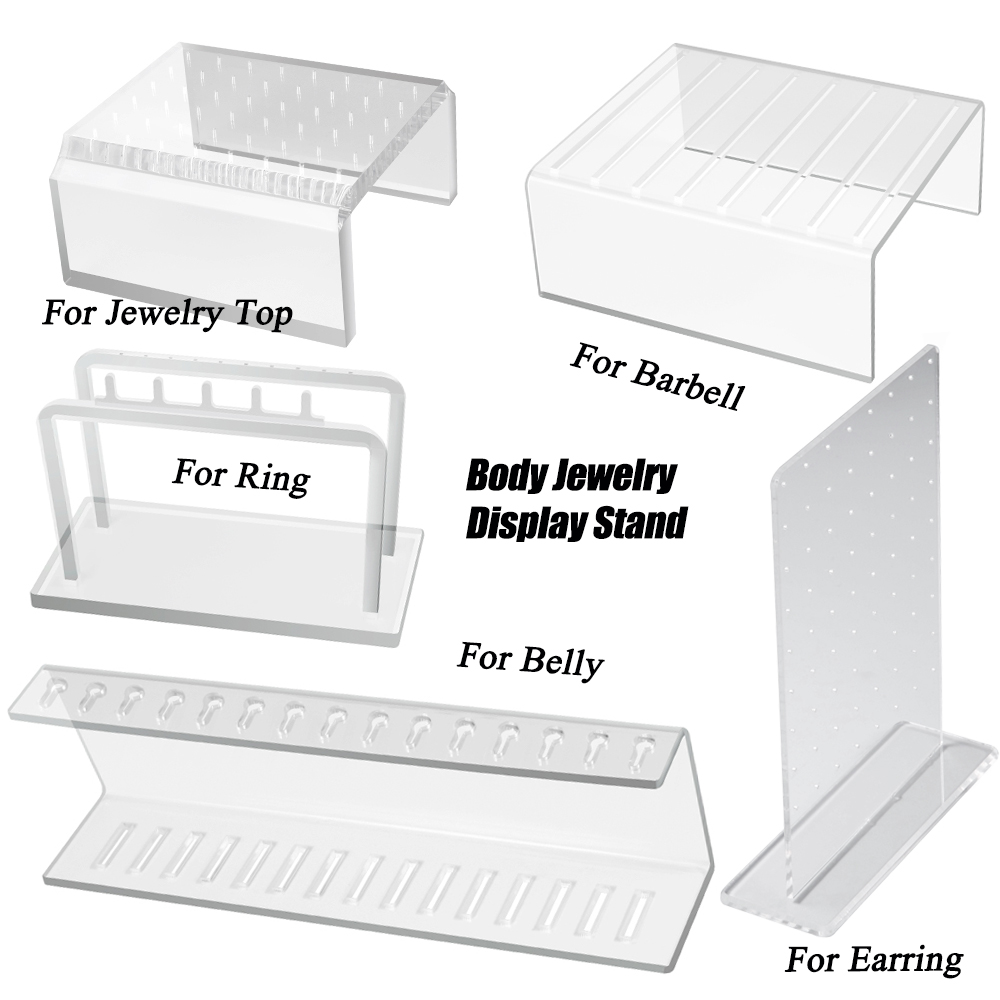 Body Jewelry Display Case - Body Piercing Jewelry Display Holder Rack