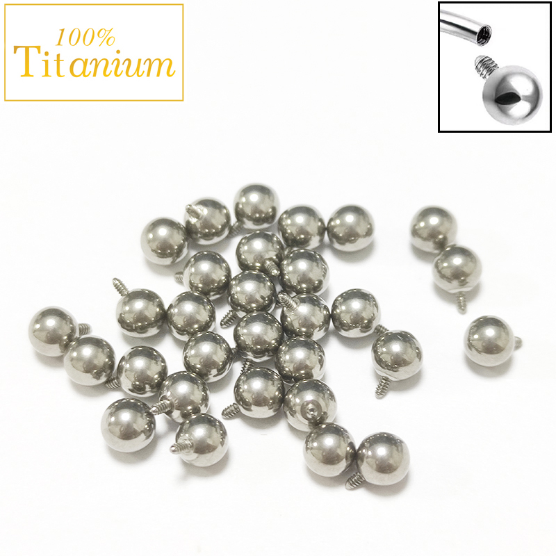 Body Jewelry Implant Grade - 10Pc Implant Grade ASTM G23 Titanium