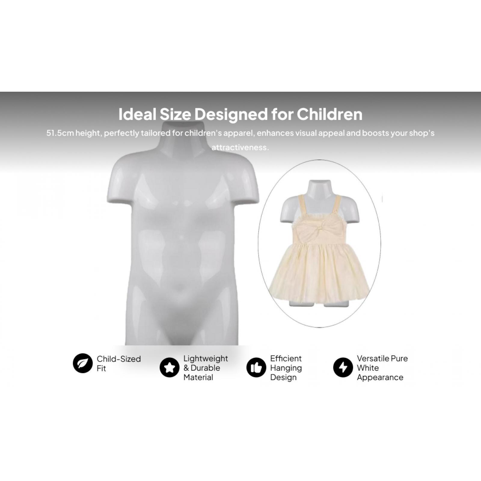 Body Jewelry Shop - Kid Mannequin Torso Child Mannequin Realistic