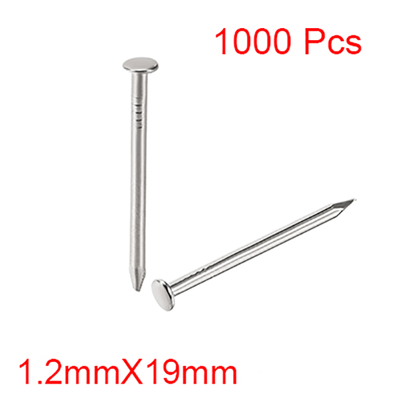 Body Jewelry Display Case - 1000pcs 1.2x19mm Tiny Nails Steel Small