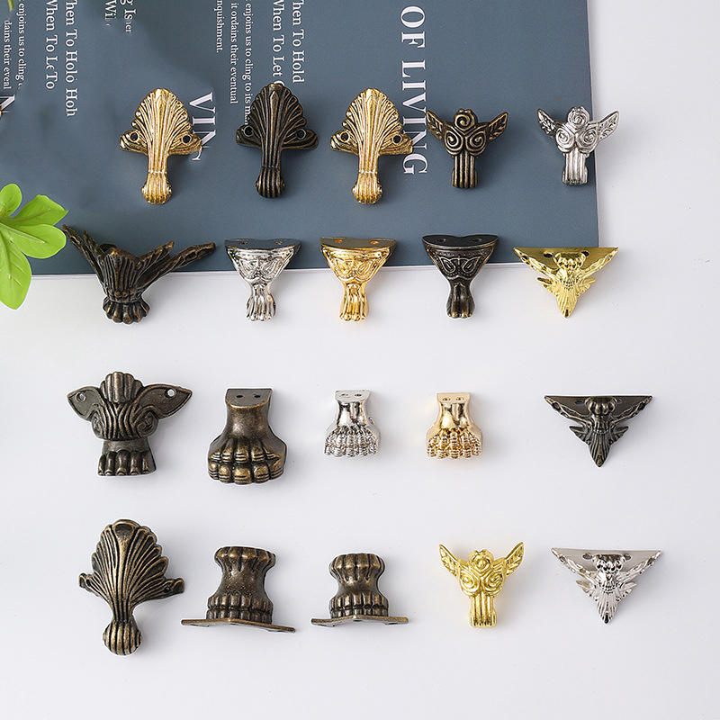 4PCS Antique Box Legs Feet ,Wo - Body Jewelry Display Case review and price