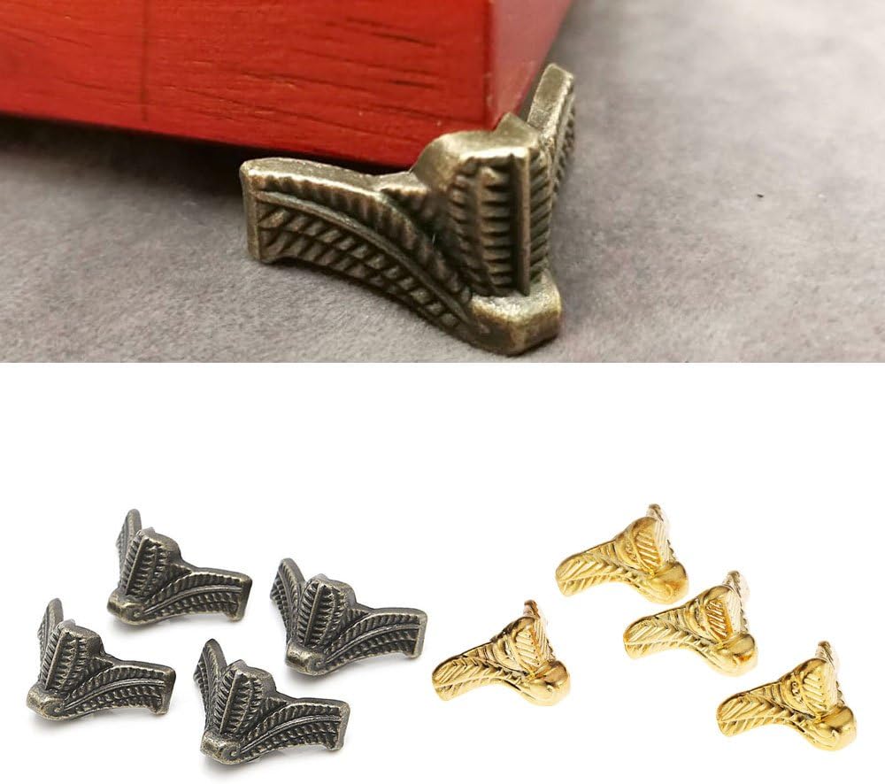 4PCS Antique Box Legs Feet ,Wo - Body Jewelry Display Case review and price