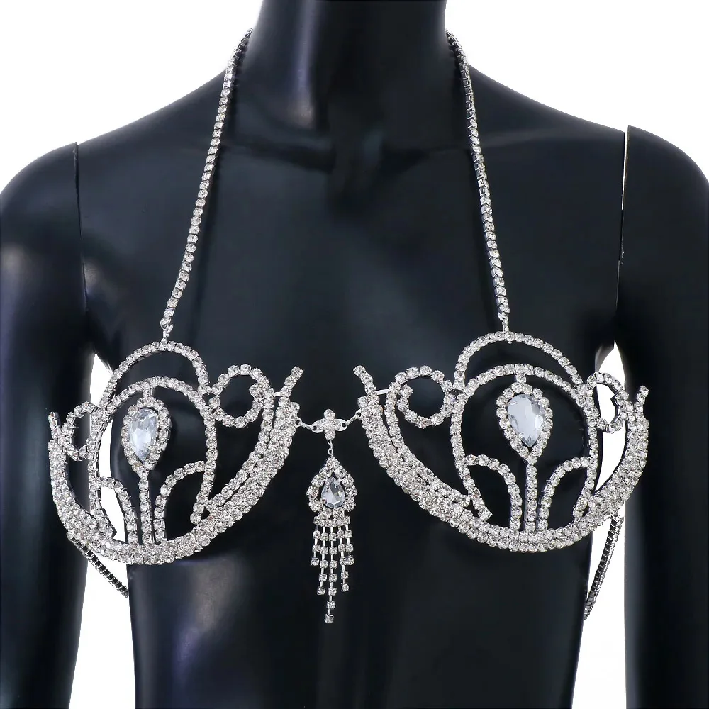 Luxury Rhinestone Bikini Bra G - Body Jewelry Bra review and price