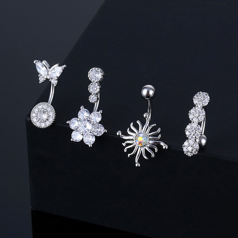 Crystal Belly Button Ring Anim - Body Jewelry Belly Button Rings review and price