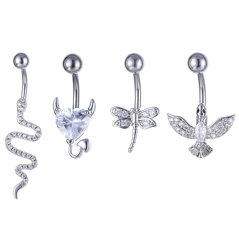 Crystal Belly Button Ring Anim - Body Jewelry Belly Button Rings review and price