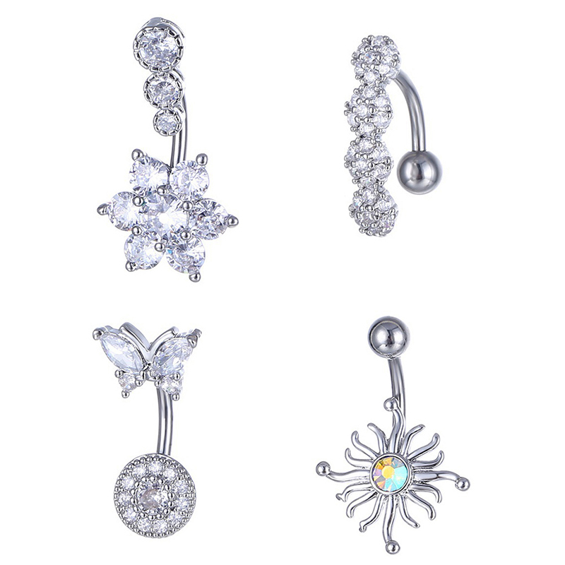Crystal Belly Button Ring Anim - Body Jewelry Belly Button Rings review and price