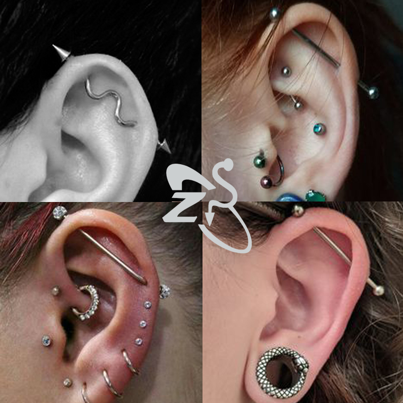 ZS 1PC Surgical Steel Bat Indu - Body Jewelry Surgical Steel review and price