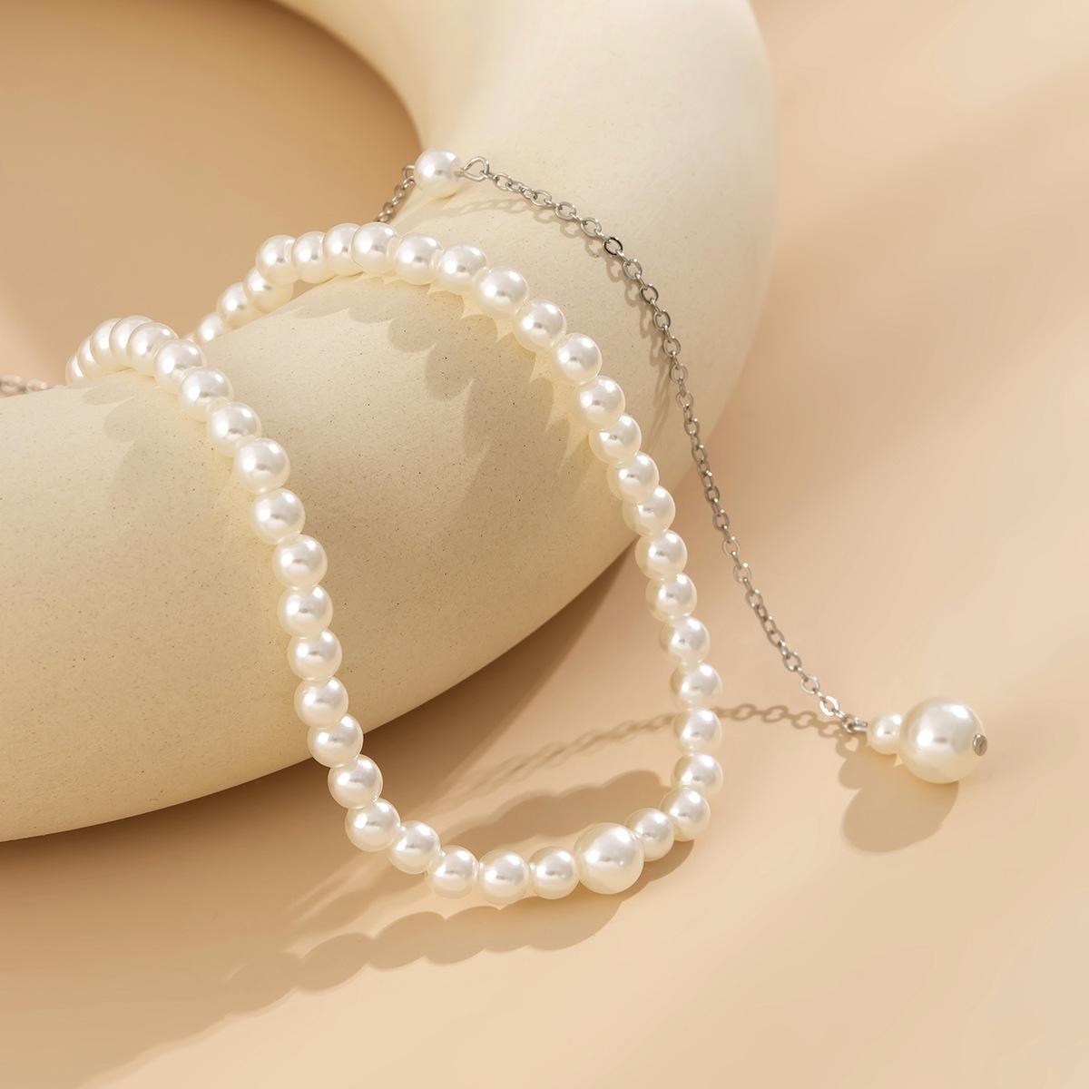 Exquisite Imitation Pearls Lon - Body Jewelry For Backless Dress review and price