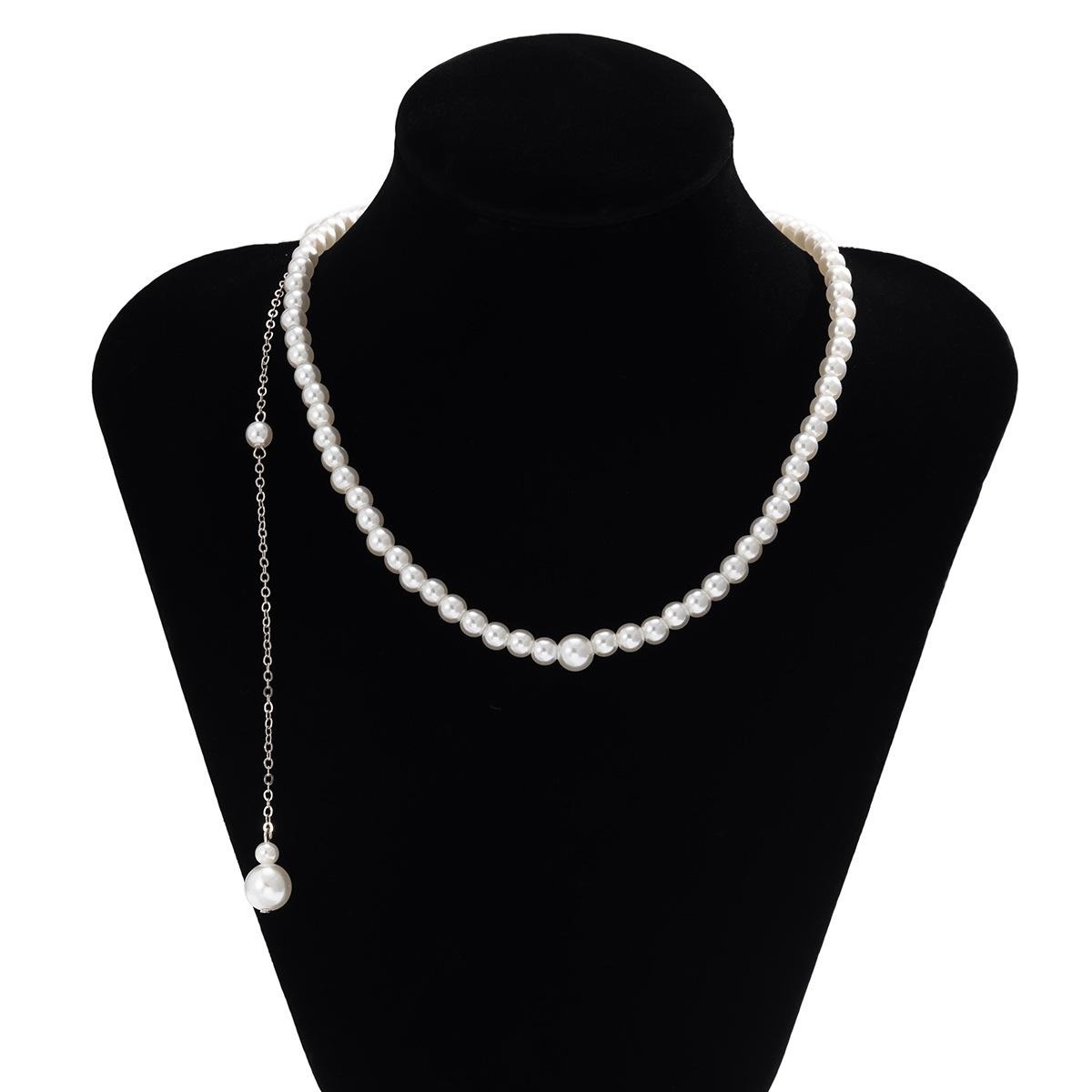 Exquisite Imitation Pearls Lon - Body Jewelry For Backless Dress review and price