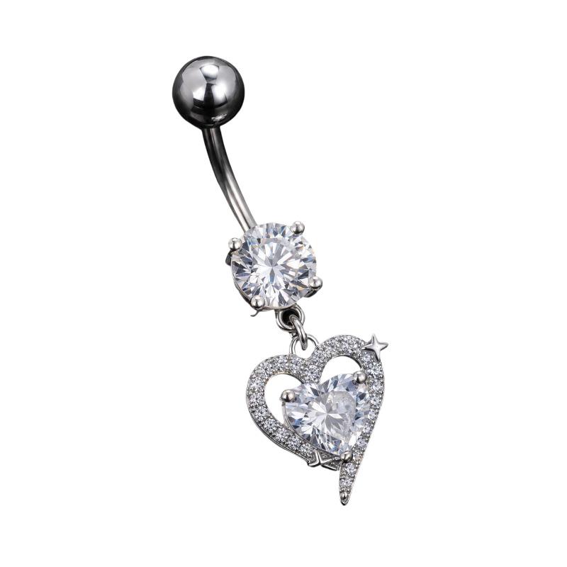 1Pcs Dangle Belly Button Rings - Body Jewelry Surgical Steel review and price