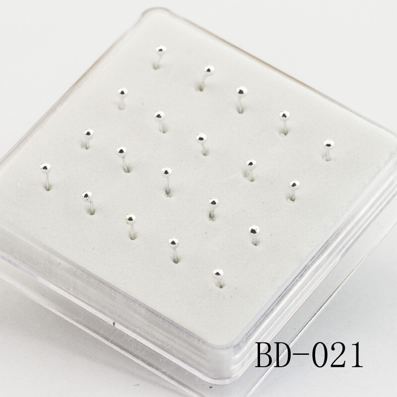 Silver Jewelry Box Nose Studs  - Body Jewelry Display Case review and price