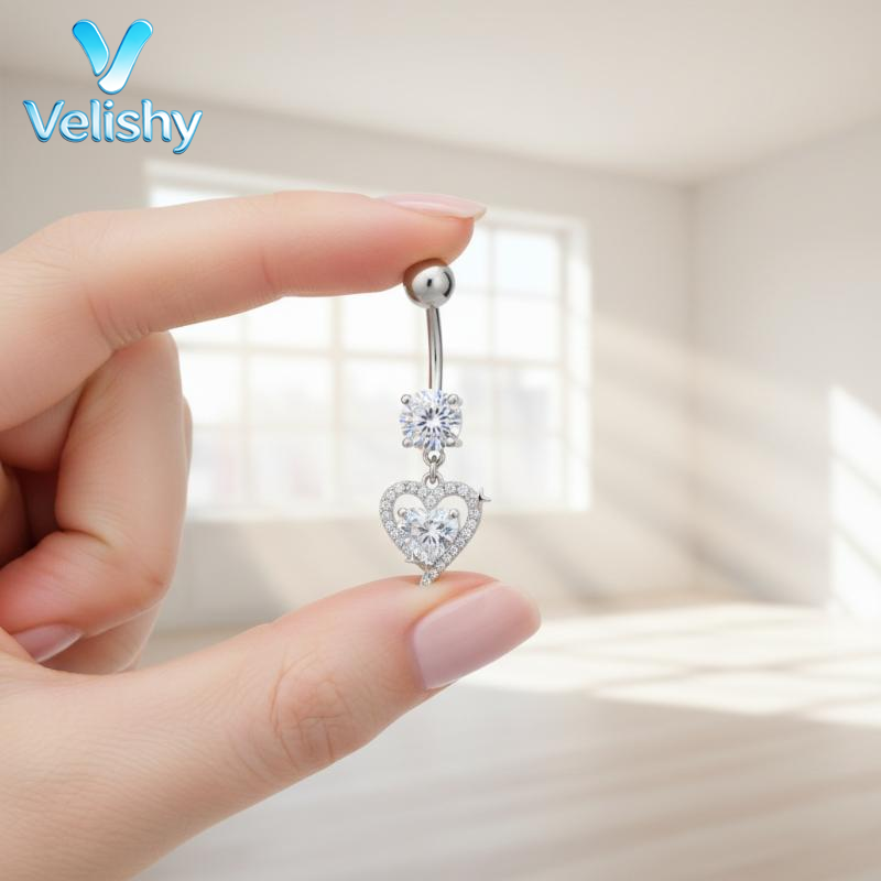 Surgical Steel Dangle Belly Bu - Body Jewelry Surgical Steel review and price