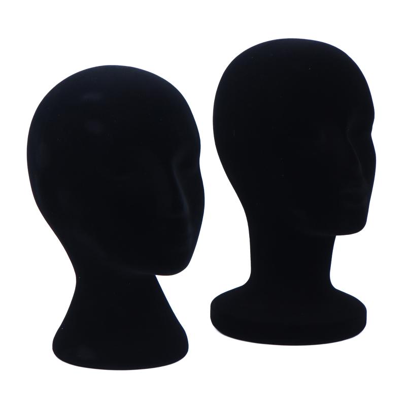 Black Velvet Mannequin Head 52 - Body Jewelry Shop review and price