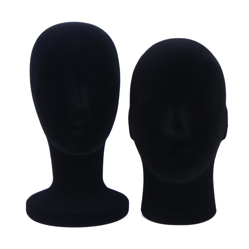 Black Velvet Mannequin Head 52 - Body Jewelry Shop review and price