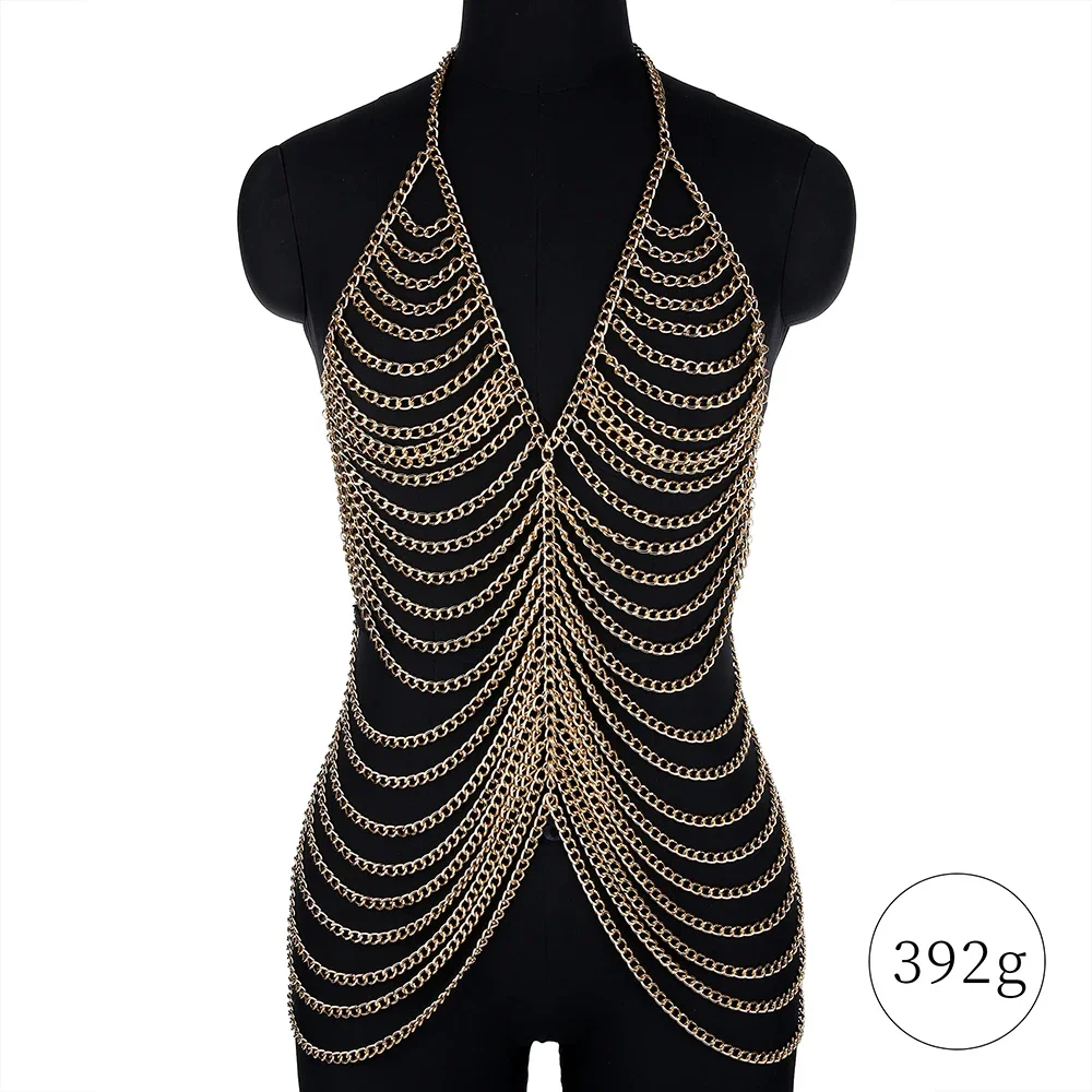 Sexy Metal Body Chain Dress Fo - Body Jewelry For Backless Dress review and price