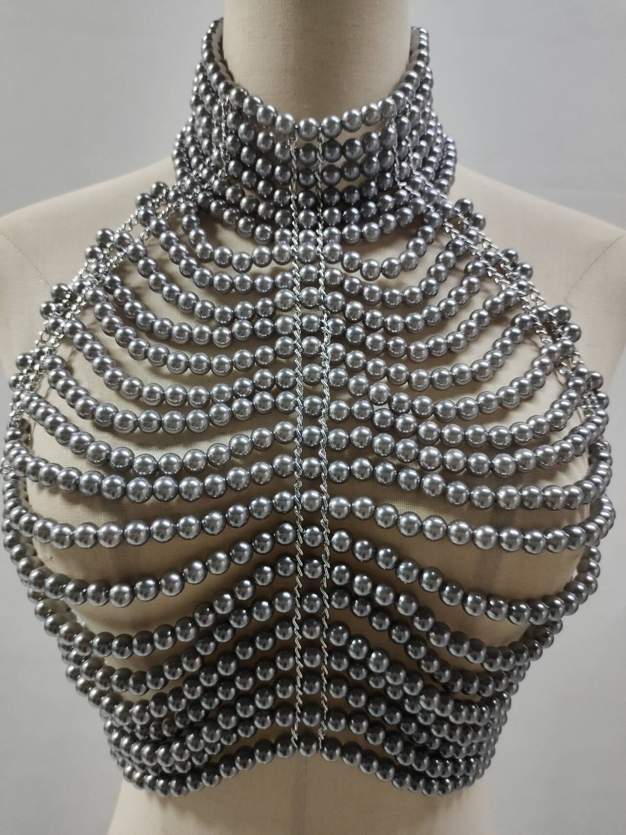 Women's Tank Tops Pile Collar  - Body Jewelry For Backless Dress review and price