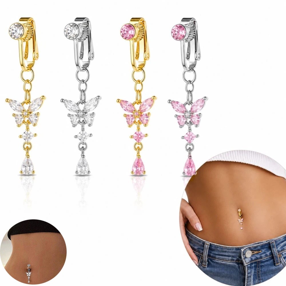 Punk Gothic Stainless Steel Na - Body Jewelry Belly Button Rings review and price