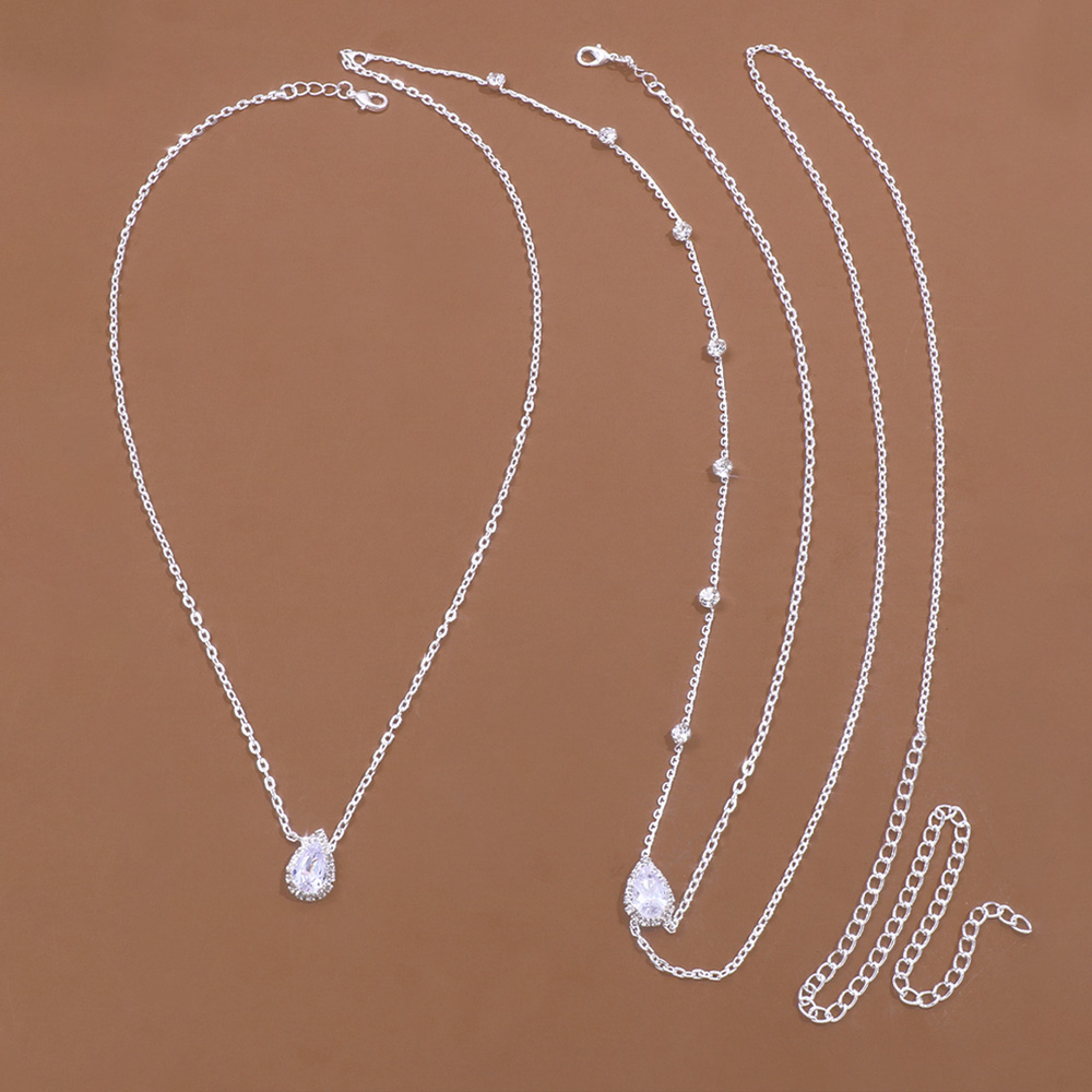 Stonefans Luxury Water Drop Zi - Body Jewelry For Backless Dress review and price