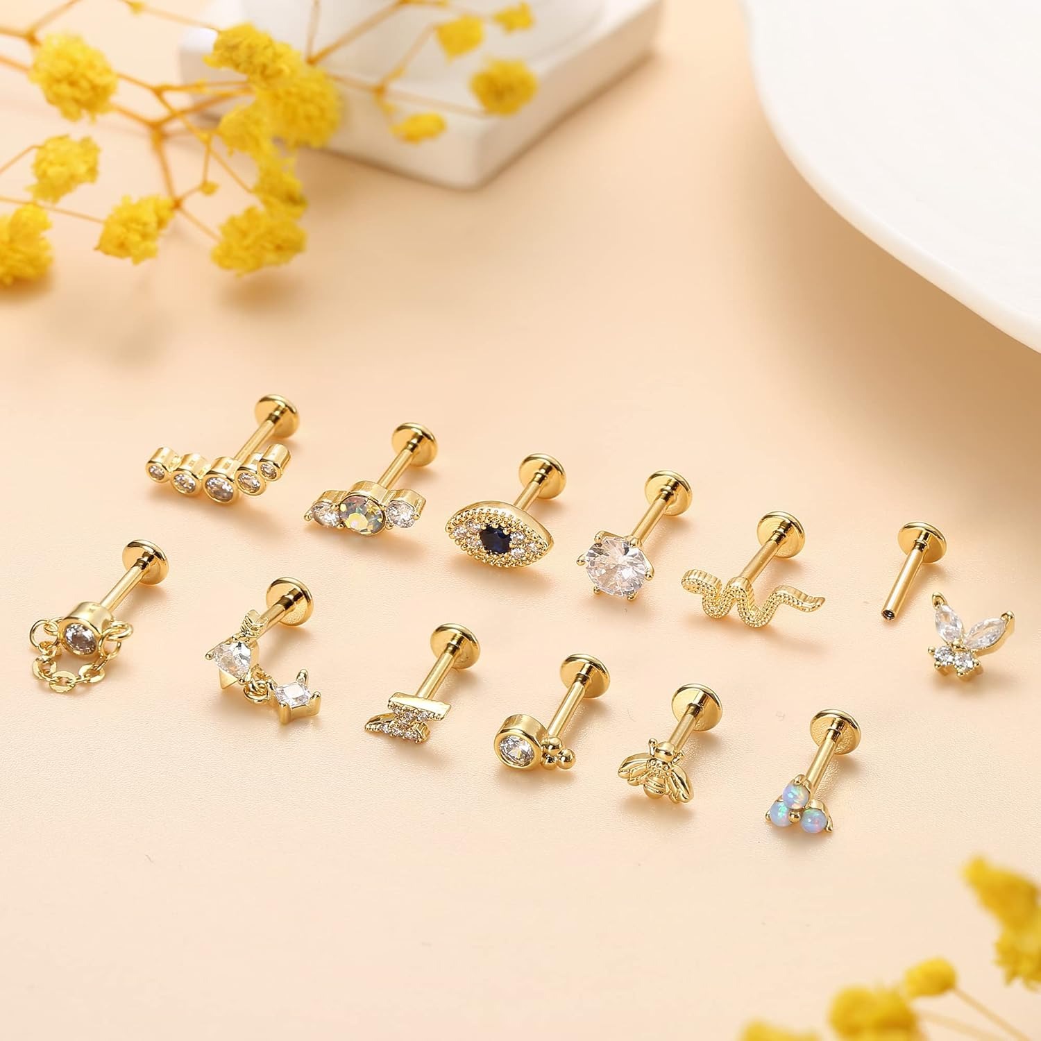 Bobisty 1Pc Cartilage Earrings - Body Jewelry Surgical Steel review and price
