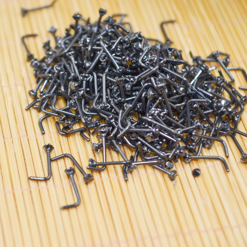 Wholesale 50pcs/Lot 20G PVD Co - Nostril Screw Pin review and price