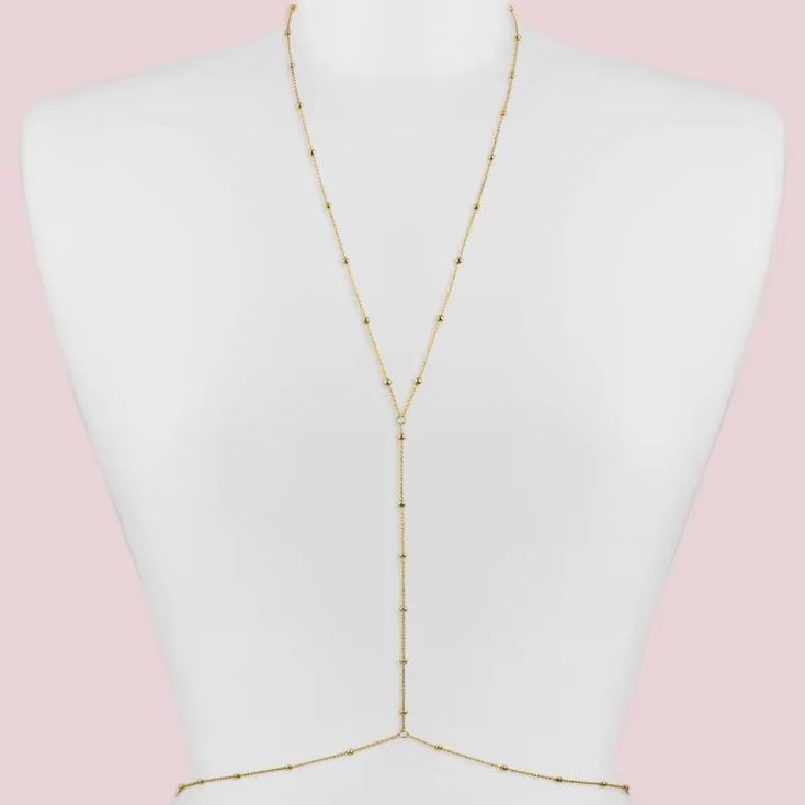 Fashion Simple Bead Chain Bohe - Body Jewelry Bra review and price