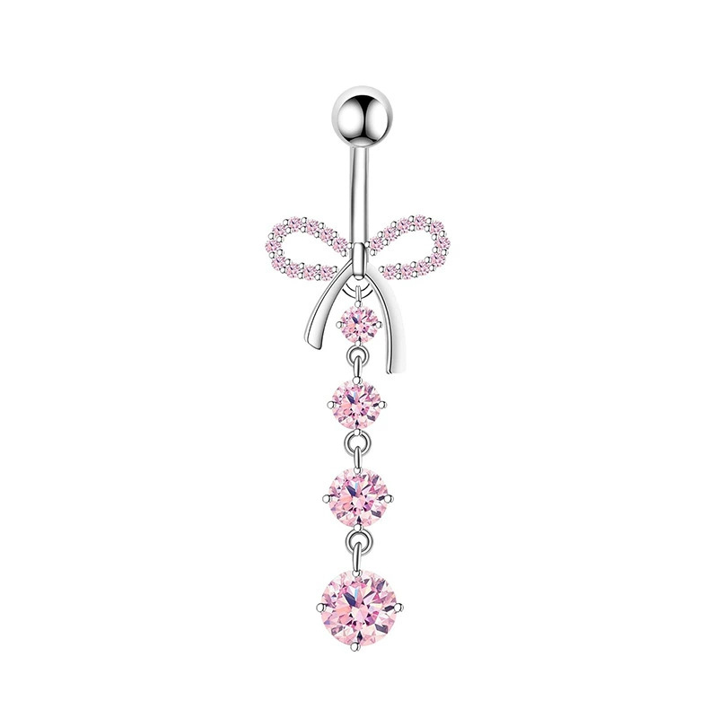 1PCS Pink Crown Belly Button R - Body Jewelry Belly Button Rings review and price