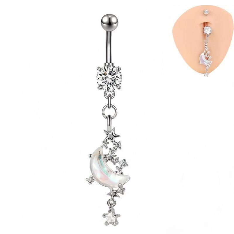Colorful Y2K Stainless Steel Z - Body Jewelry Belly Button Rings review and price