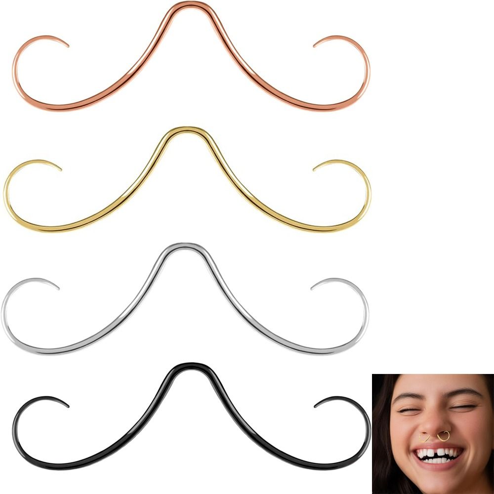 Piercing Jewelry Mustache Sept - Body Jewelry Surgical Steel review and price