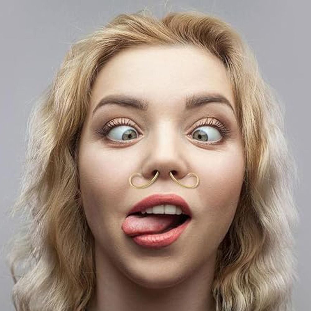 Piercing Jewelry Mustache Sept - Body Jewelry Surgical Steel review and price