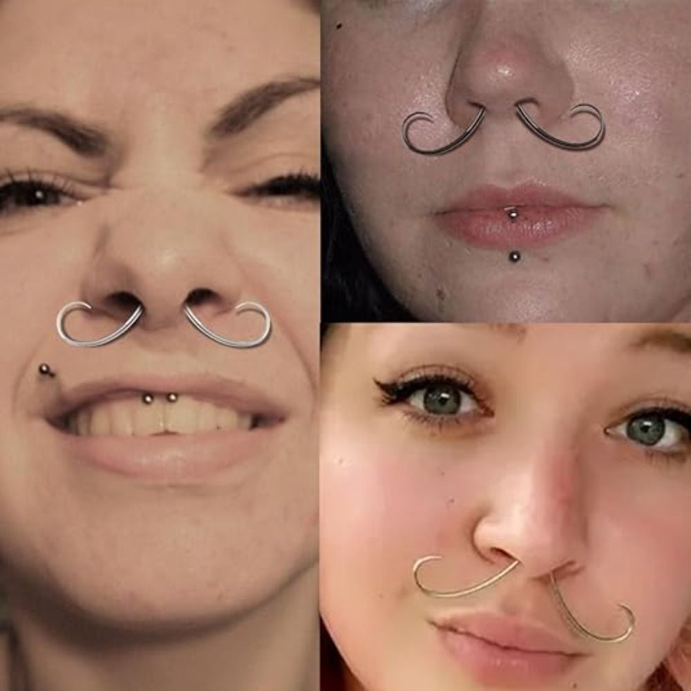 Piercing Jewelry Mustache Sept - Body Jewelry Surgical Steel review and price