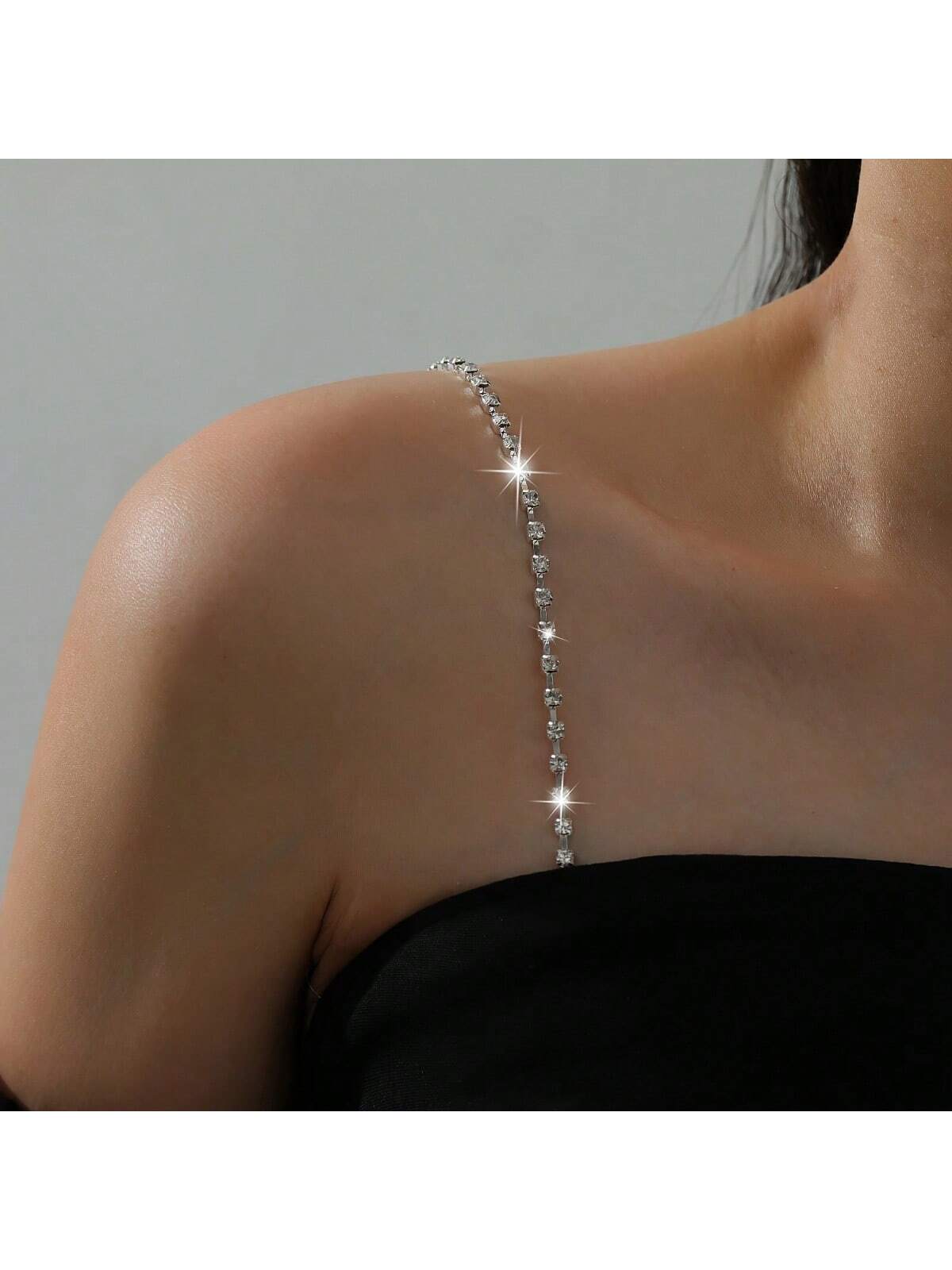 Elegant adjustable rhinestone  - Body Jewelry Bra review and price