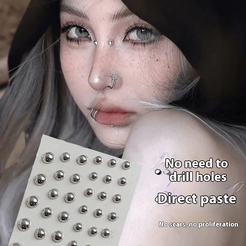 321pcs Non Piercing Lip Studs  - Body Jewelry Belly Button Rings review and price