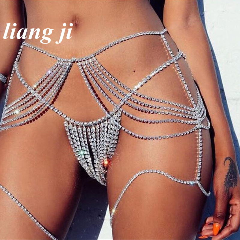 Sexy Body Chain Waist Chain Cr - Body Jewelry Bra review and price