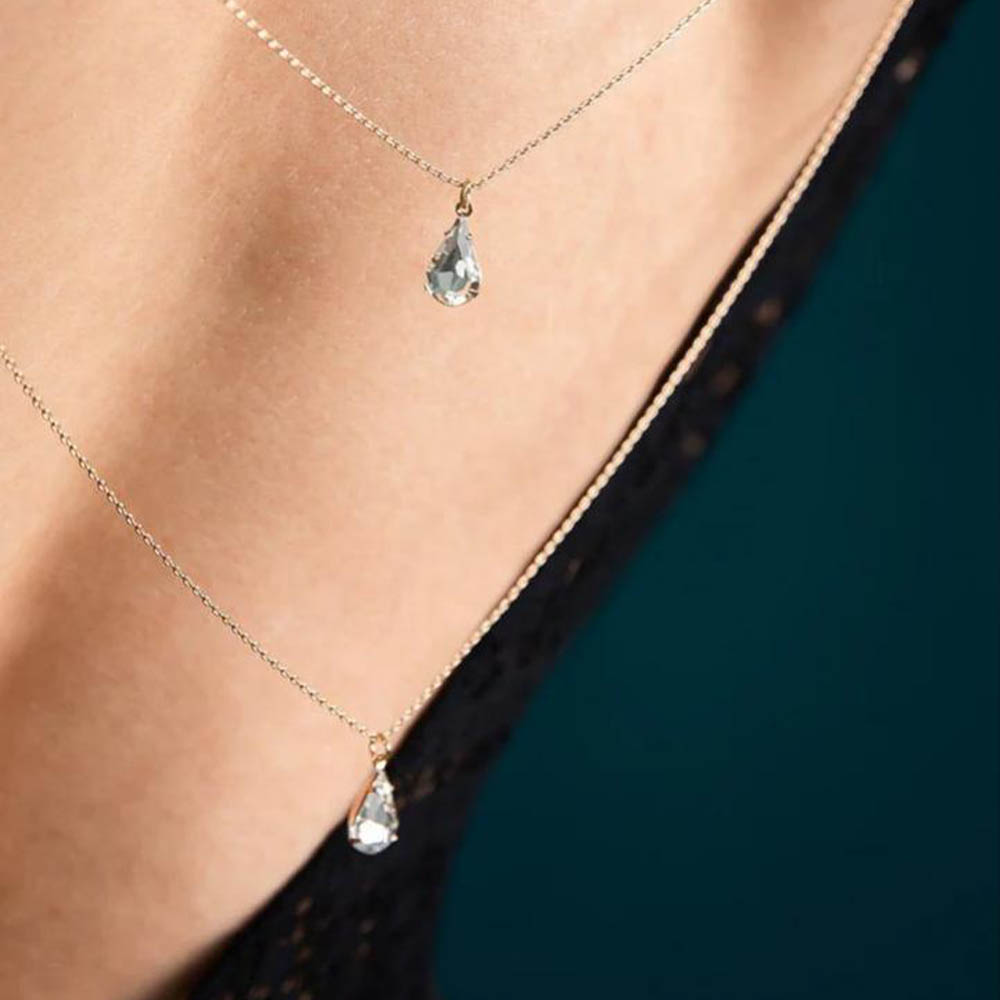 Gorgeous Crystal Droplet Back  - Body Jewelry For Backless Dress review and price