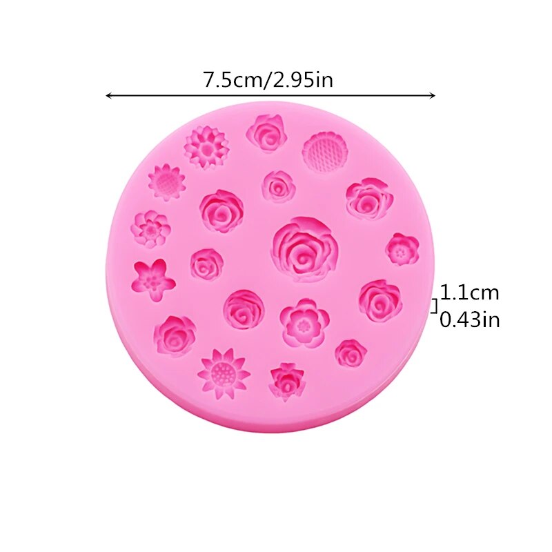 Flowers Silicone Mold Flower R - Body Jewelry Display Case review and price