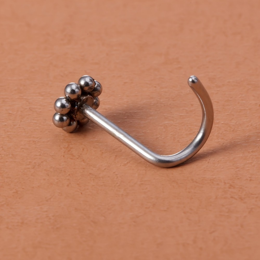 1pc of Flower-Shaped Screw Nos - Nostril Screw Pin review and price