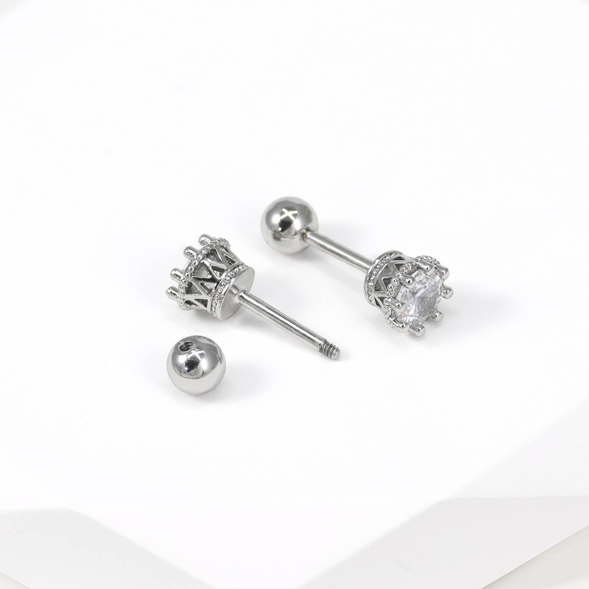 2pcs Cartilage Earrings Stud F - Body Jewelry Surgical Steel review and price