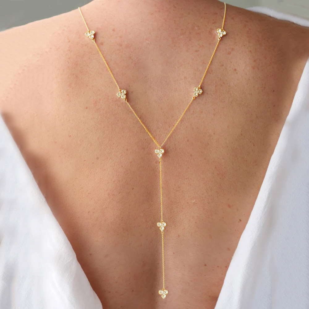 Stonefans Elegant Crystal Back - Body Jewelry For Backless Dress review and price