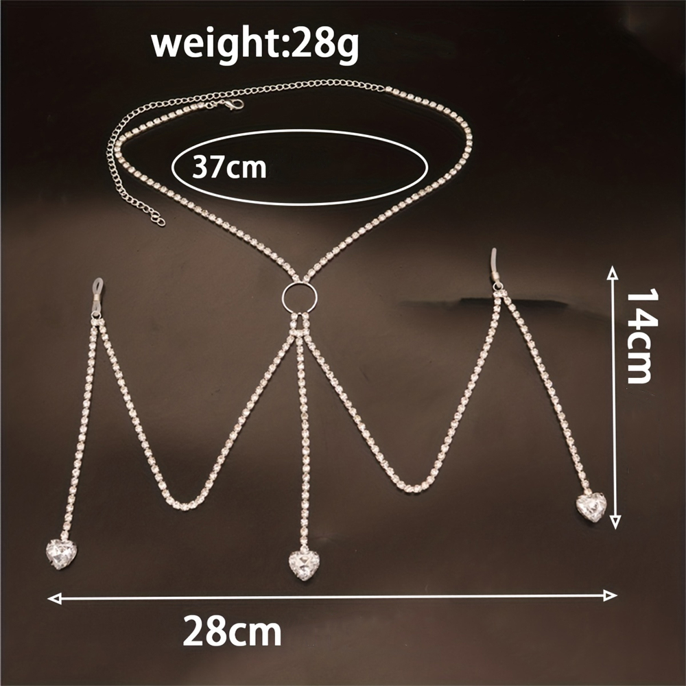 Exquisite Fashion Shining Rhin - Body Jewelry Bra review and price