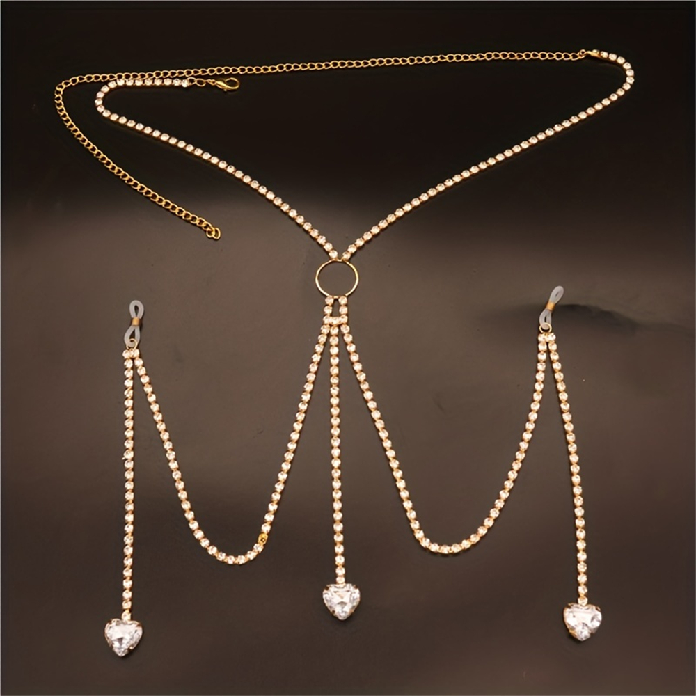 Exquisite Fashion Shining Rhin - Body Jewelry Bra review and price