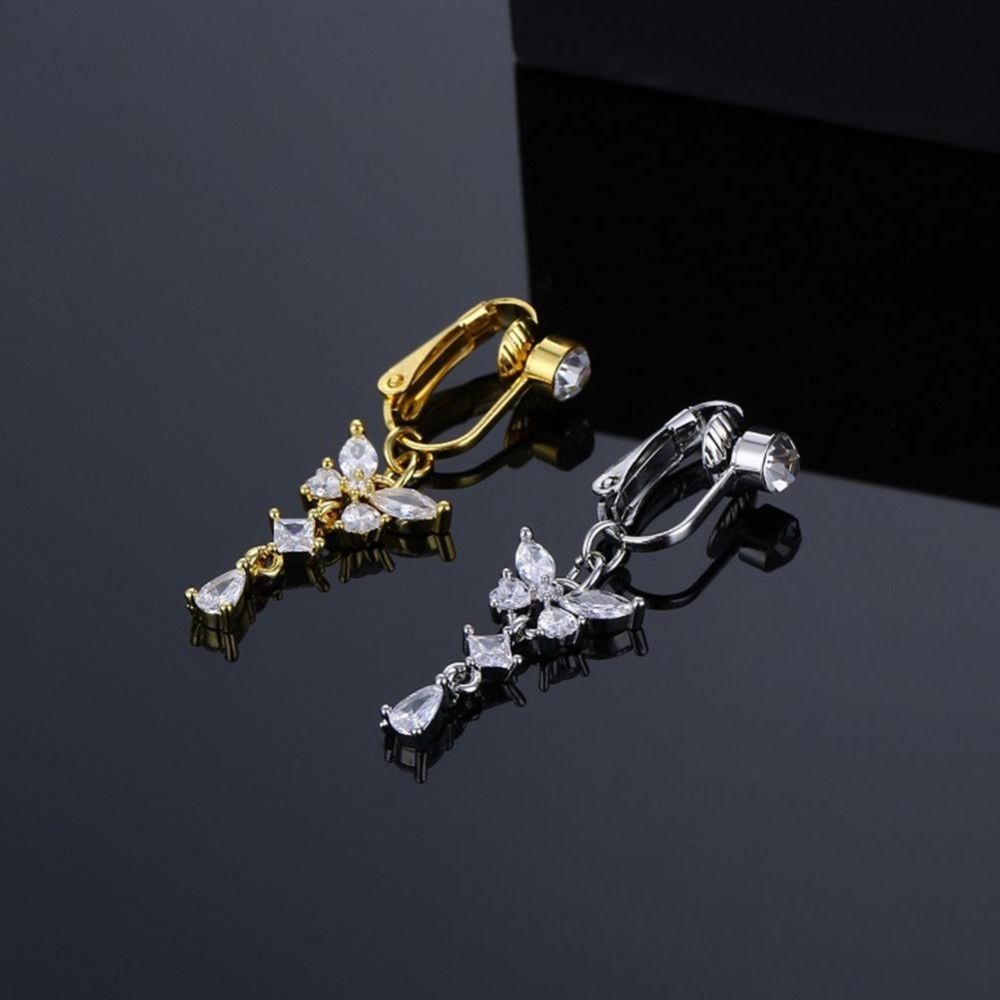 Butterfly Design Clip On Belly - Body Jewelry Belly Button Rings review and price