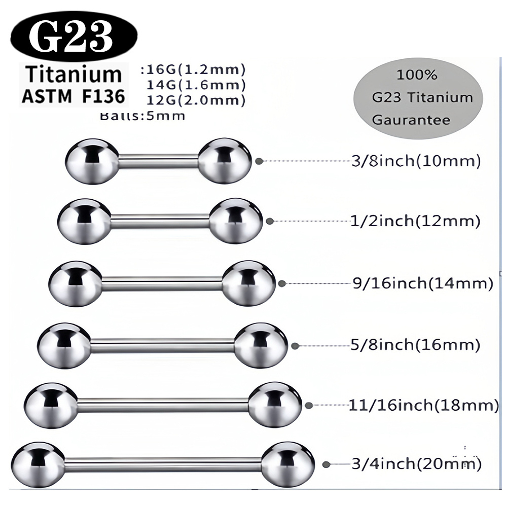 1/5/50PCS ASTM F136 Implant Gr - Body Jewelry Implant Grade review and price