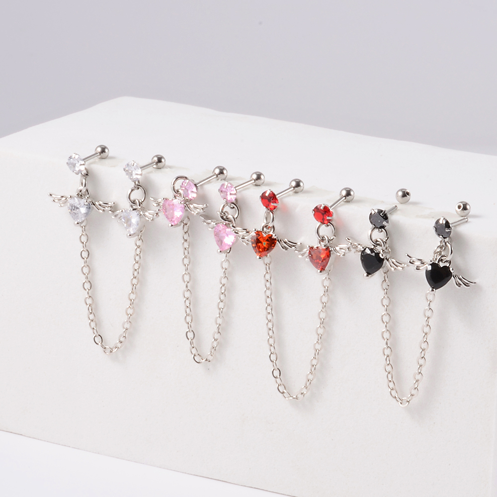 1PC Surgical Steel CZ Gem Ear  - Body Jewelry Surgical Steel review and price