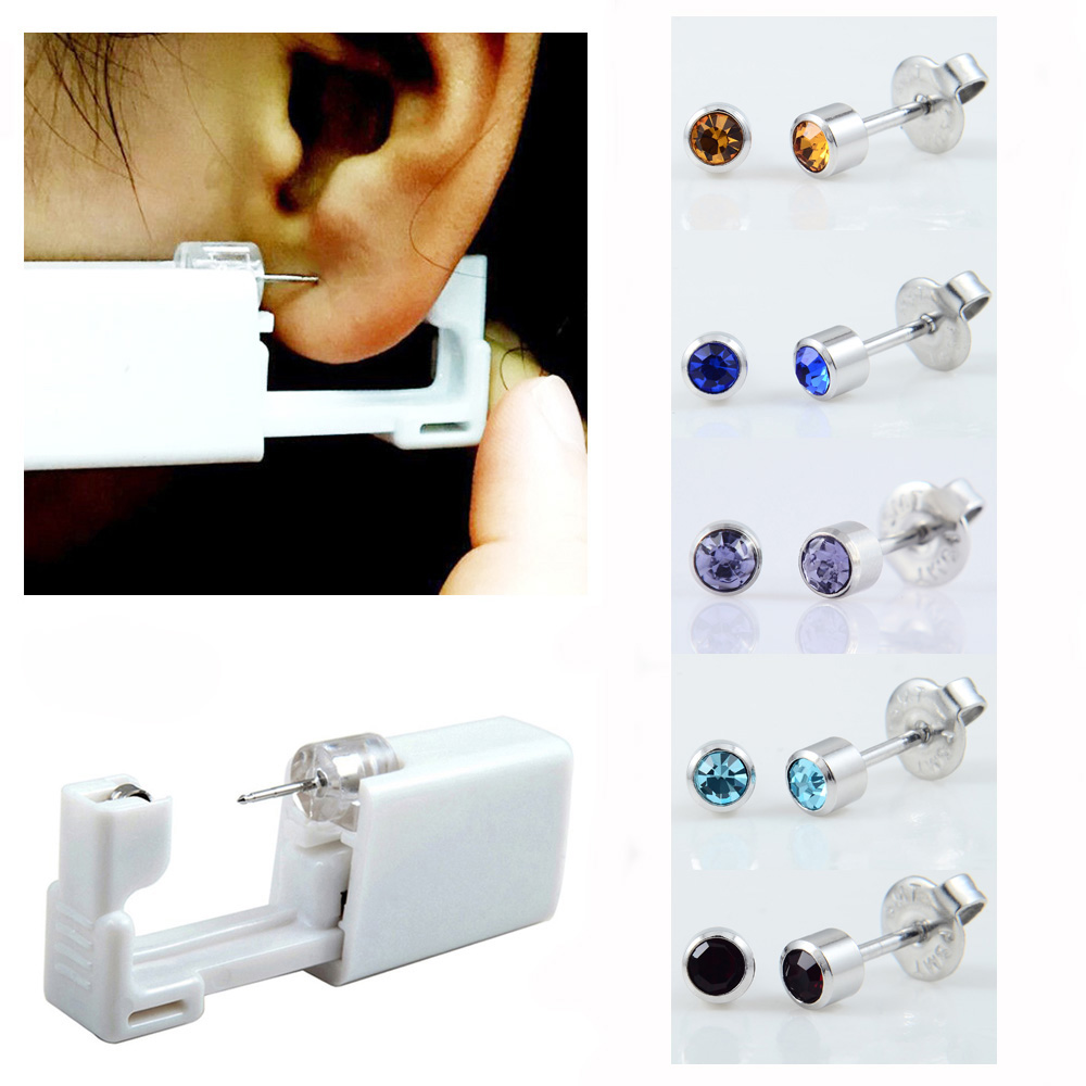 24pcs/Box No Pain Ear Piercing - Body Jewelry Display Case review and price