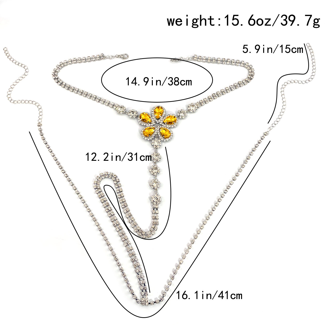 1pc Flower Shaped Sexy Rhinest - Body Jewelry Helix review and price