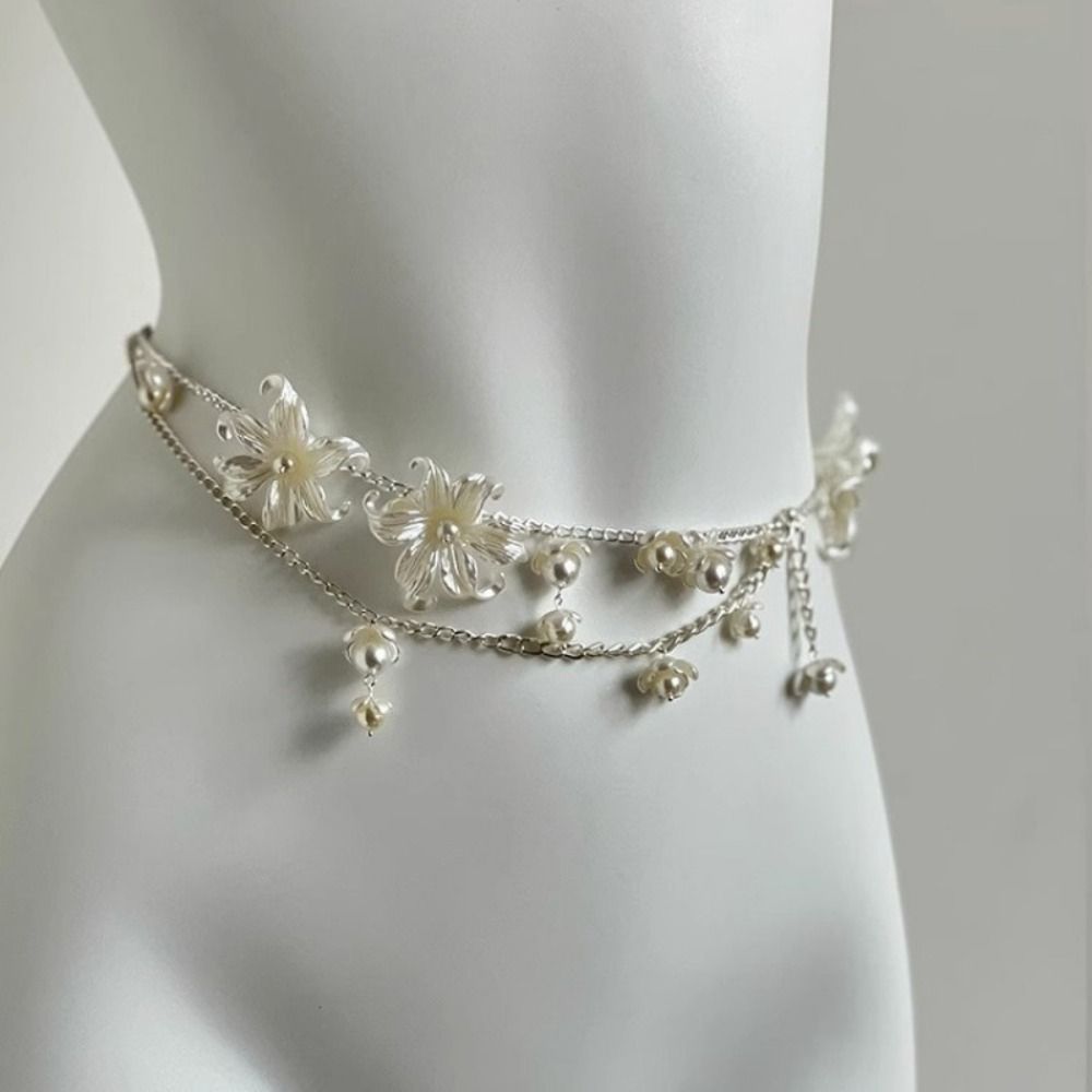 Fashion Elegant Pearl Waist Ch - Body Jewelry Helix review and price